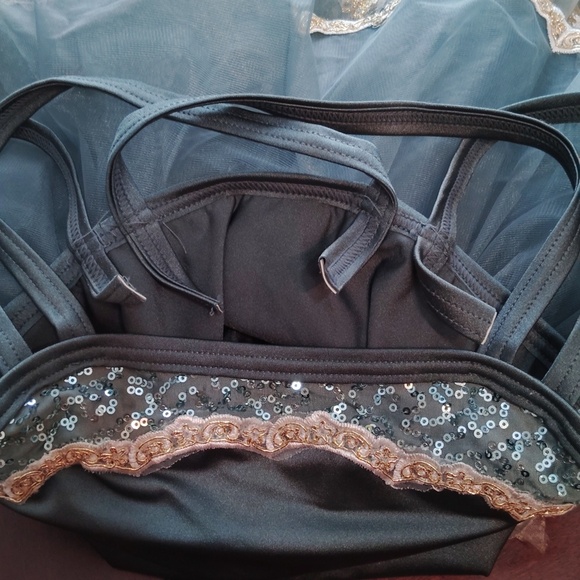 Weissman Dance Dress Costume Ballerina Sparkle Sequin - Picture 12 of 15